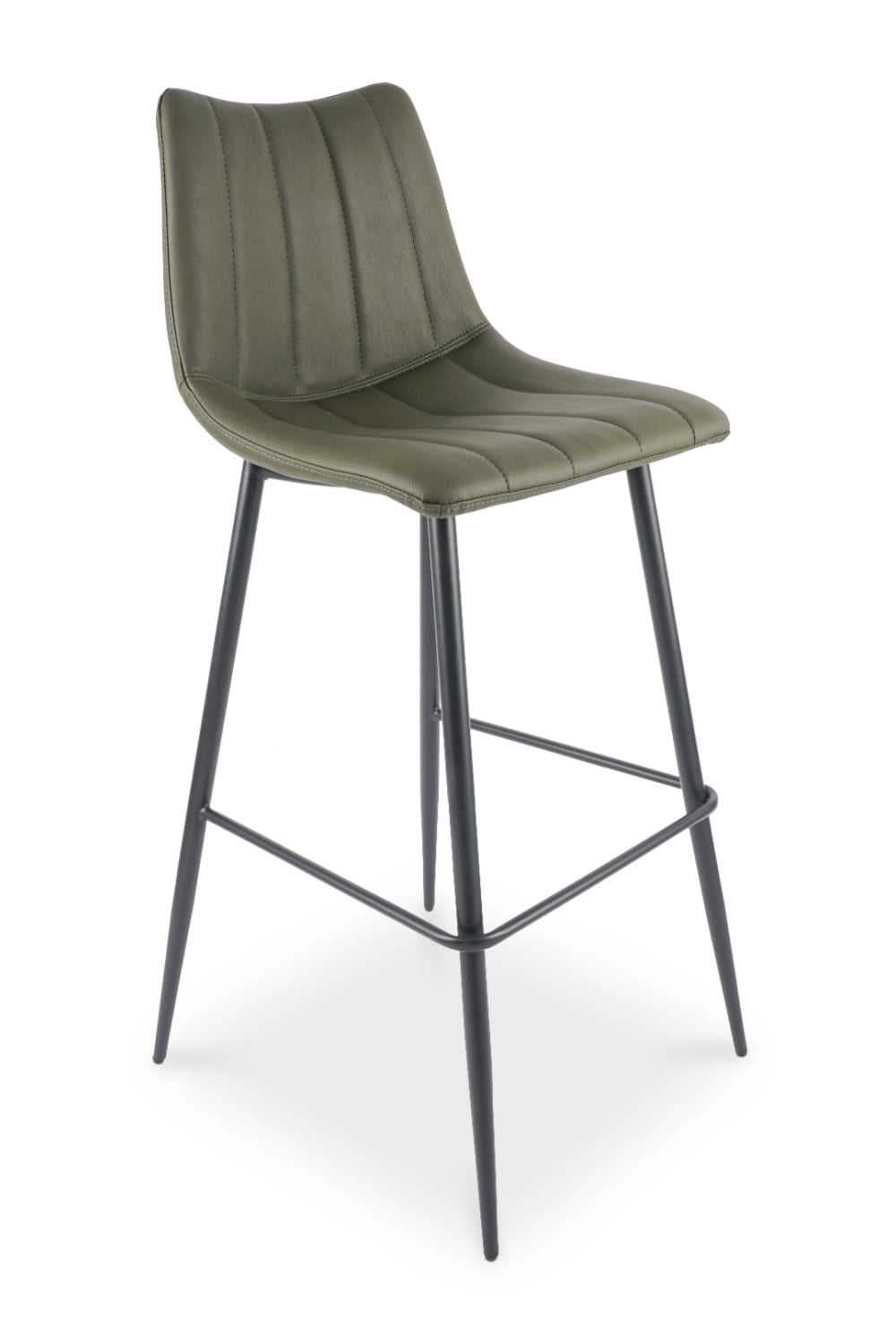 Modern European furniture - Vertical Stitched Bar Stools (2) - www.oroa.com