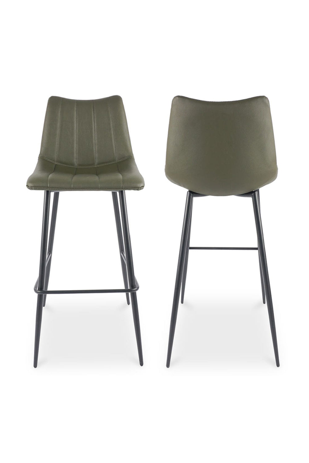 Modern European furniture - Vertical Stitched Bar Stools (2) - www.oroa.com
