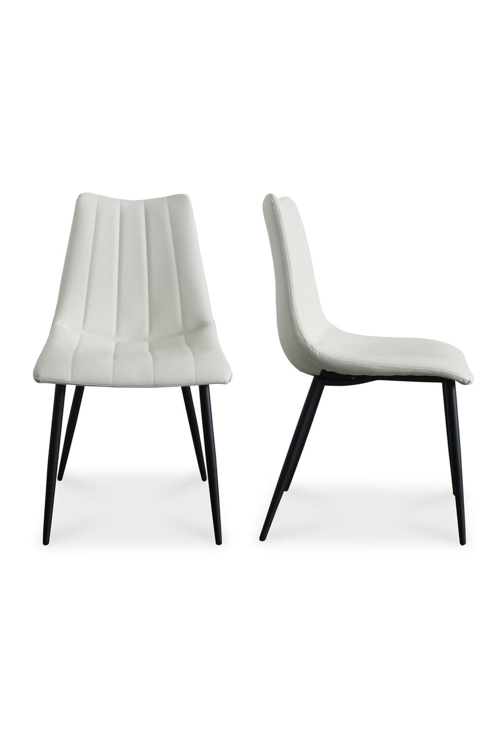 Vertical Stitched Dining Chairs (2) | Novi Living Alibi | Oroa.com