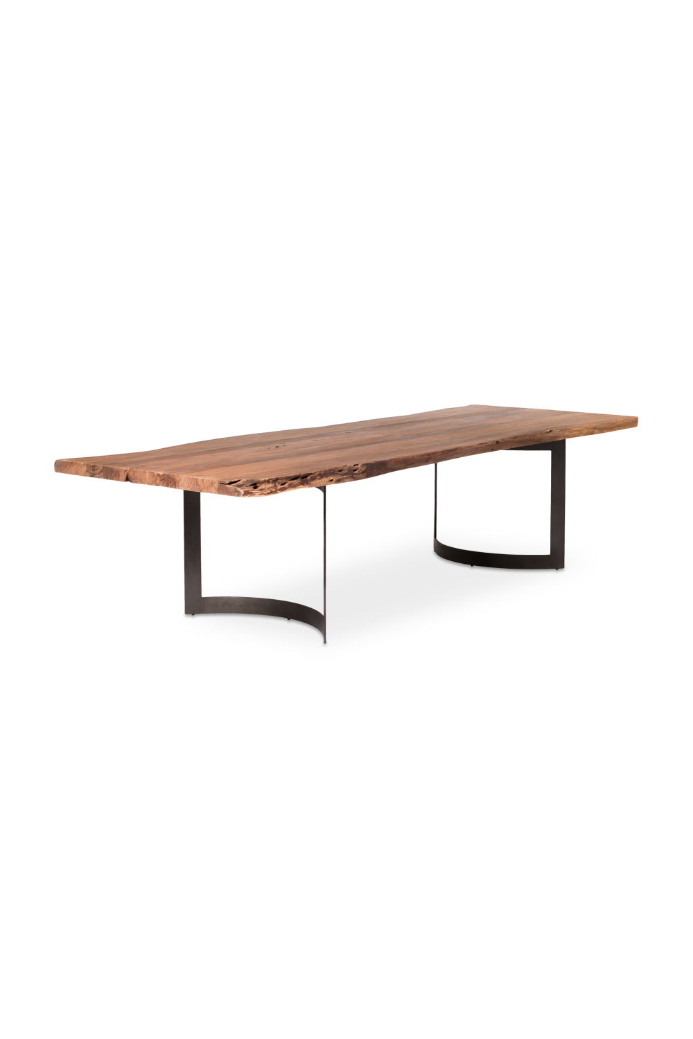 Solid Acacia Wood Dining Table | Novi Living Bent | Oroa.com