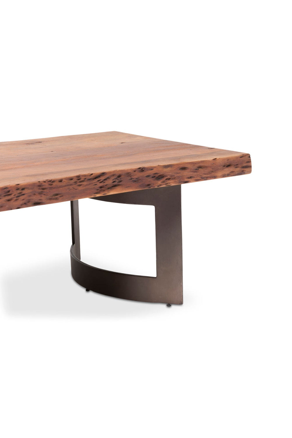 Modern European furniture - Brown Acacia Coffee Table - www.oroa.com