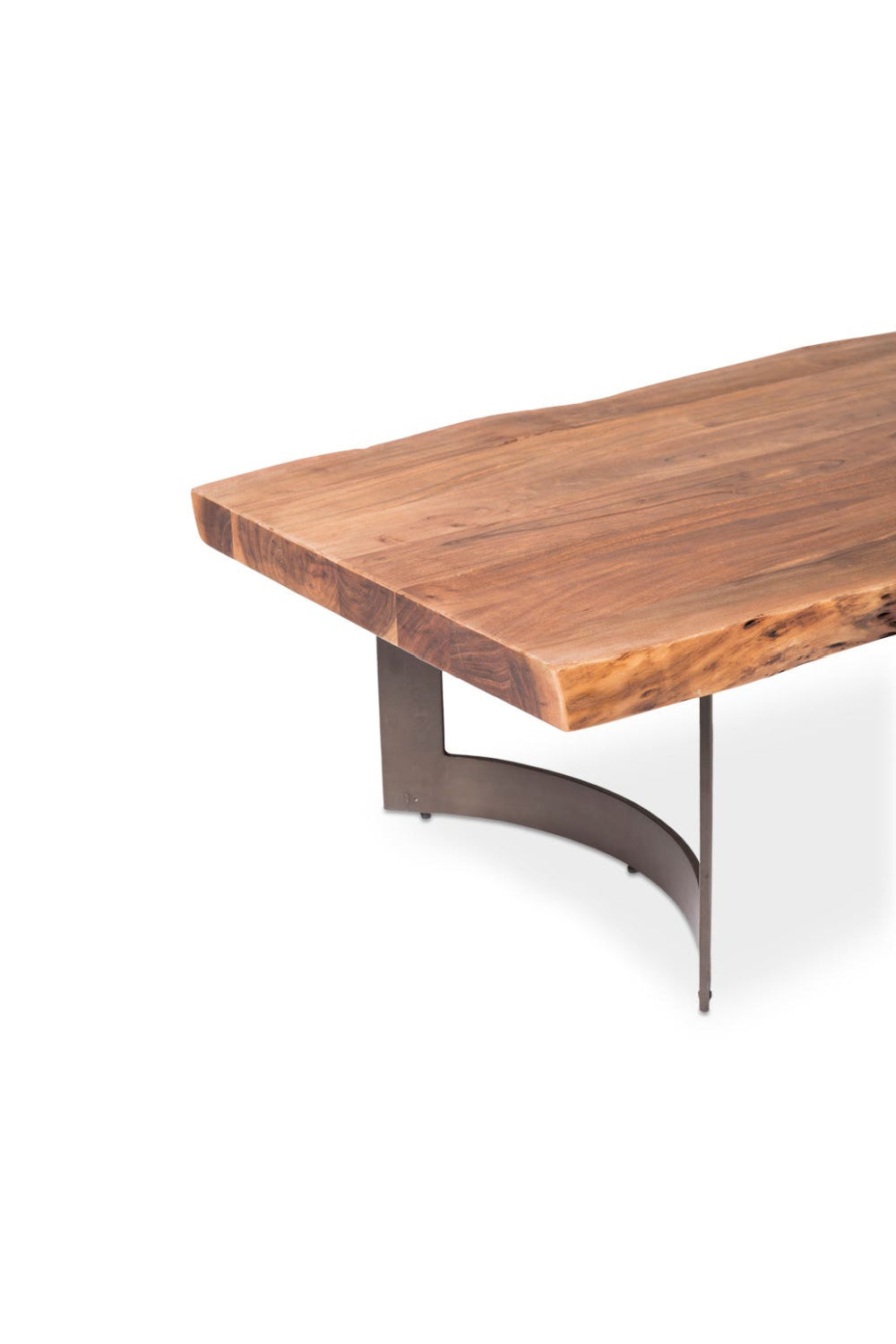 Modern European furniture - Brown Acacia Coffee Table - www.oroa.com