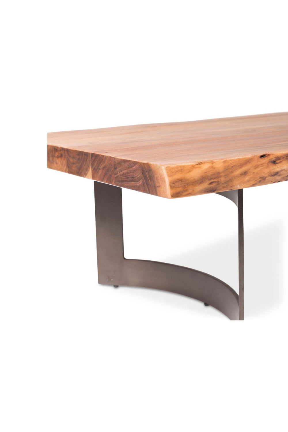 Modern European furniture - Brown Acacia Coffee Table - www.oroa.com