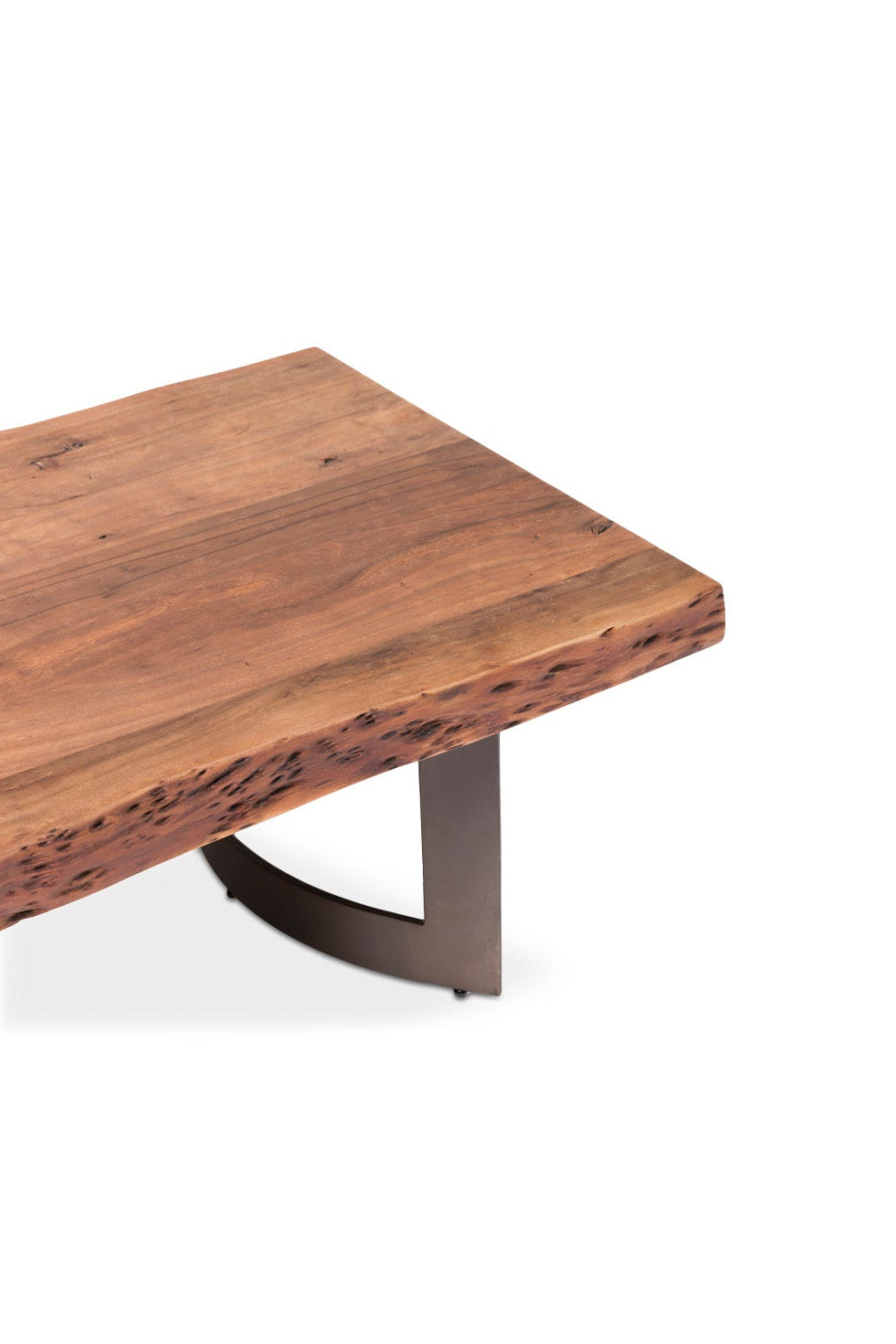 Modern European furniture - Brown Acacia Coffee Table - www.oroa.com