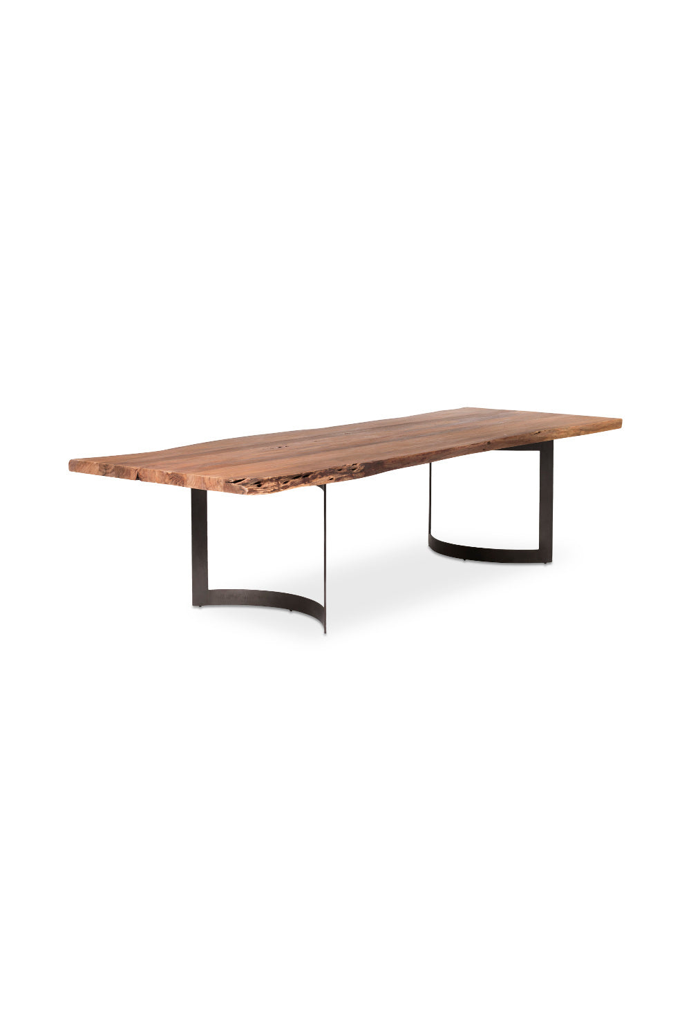 Solid Acacia Wood Dining Table | Novi Living Bent | Oroa.com