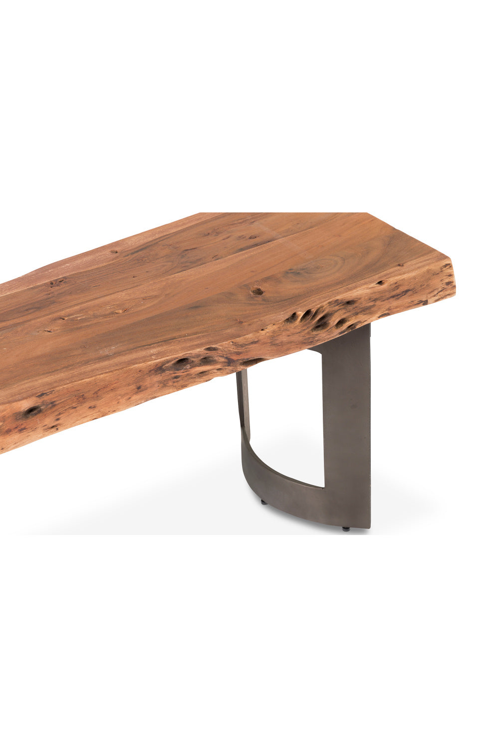 Modern European furniture - Rustic Natural Acacia Bench - www.oroa.com