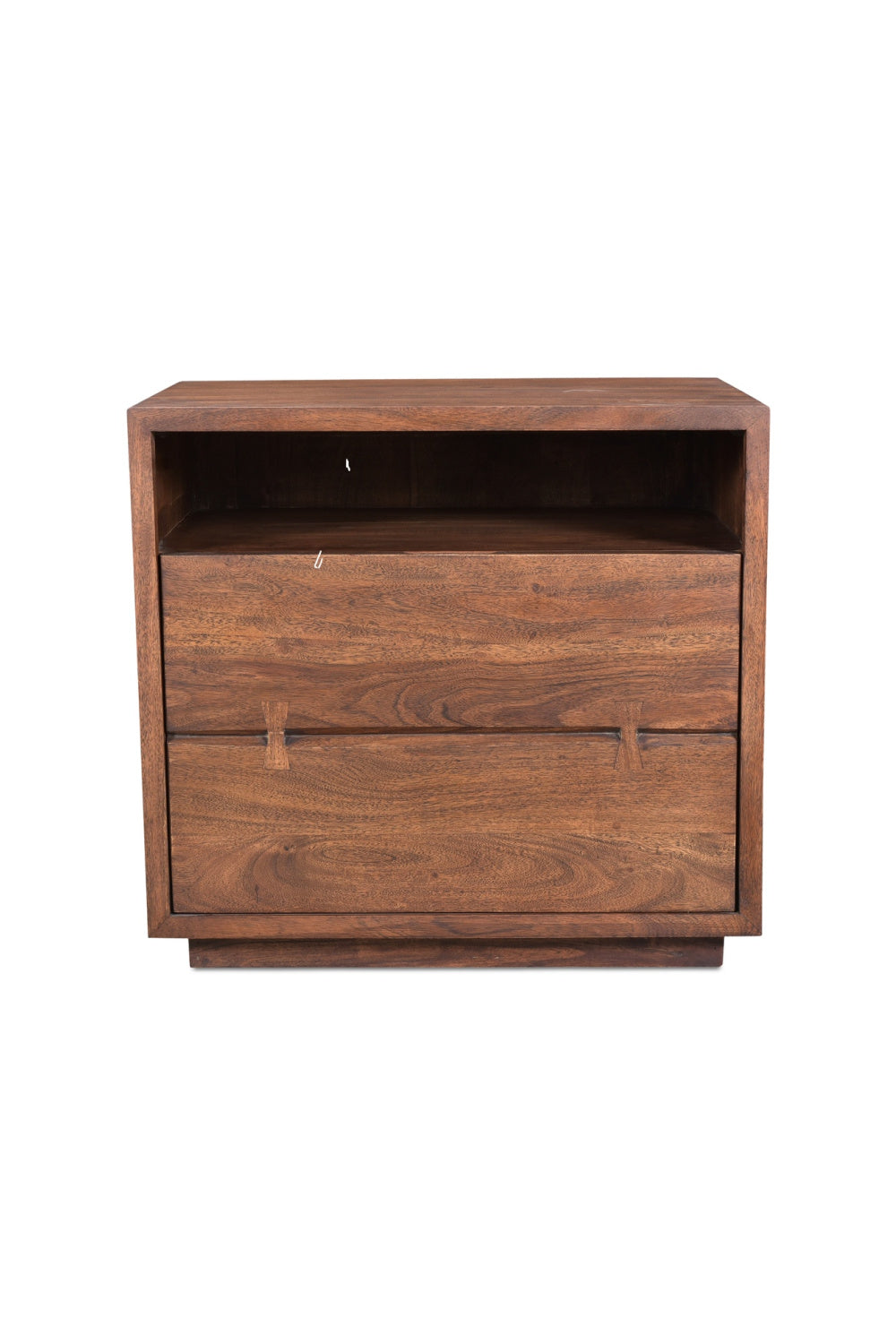 Solid Acacia 2-Drawer Nightstand | Novi Living Madagascar | Oroa.com