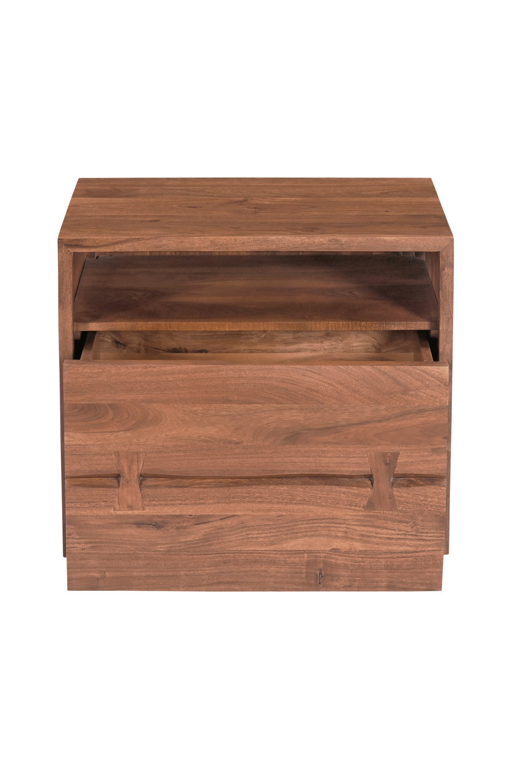 Solid Acacia 2-Drawer Nightstand | Novi Living Madagascar | Oroa.com