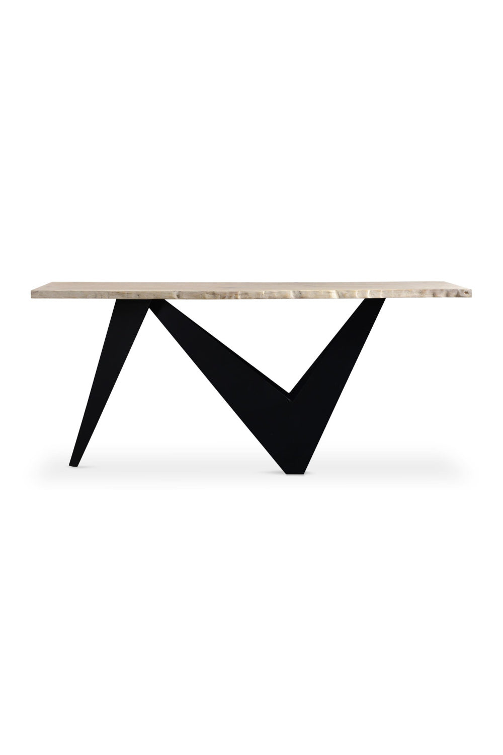 Modern European furniture - Sculptural Iron Base Console Table - www.oroa.com