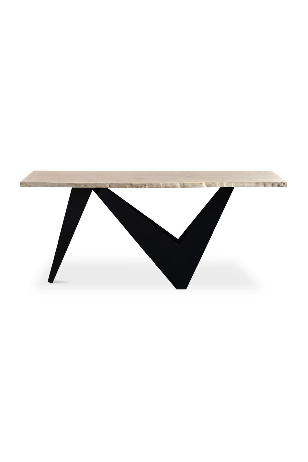 Modern European furniture - Sculptural Iron Base Console Table - www.oroa.com