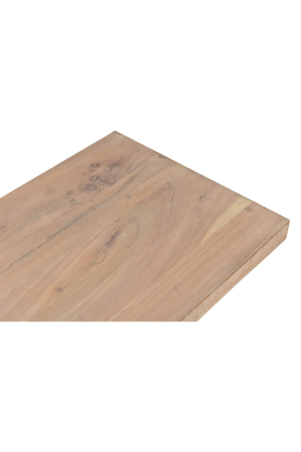 Modern European furniture - Whitewashed Acacia Wood Bench - www.oroa.com