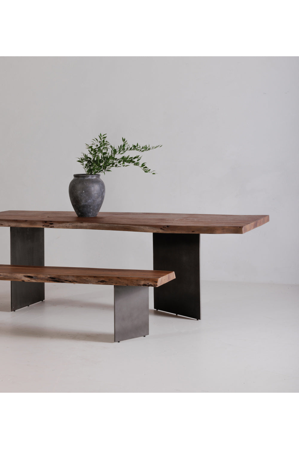 Modern European furniture - Solid Acacia Rustic Dining Table - www.oroa.com