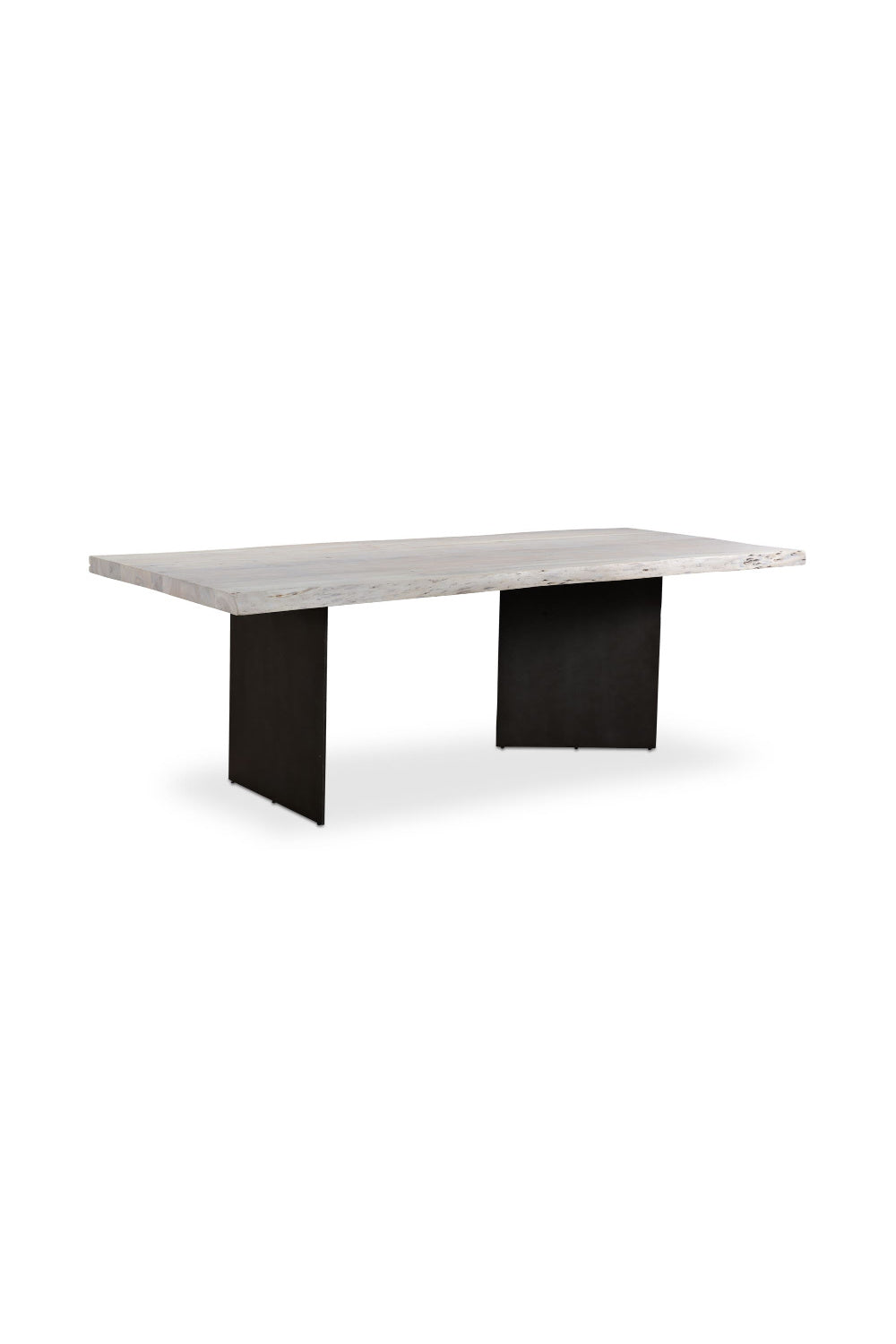 Modern European furniture - Whitewashed Acacia Dining Table - www.oroa.com