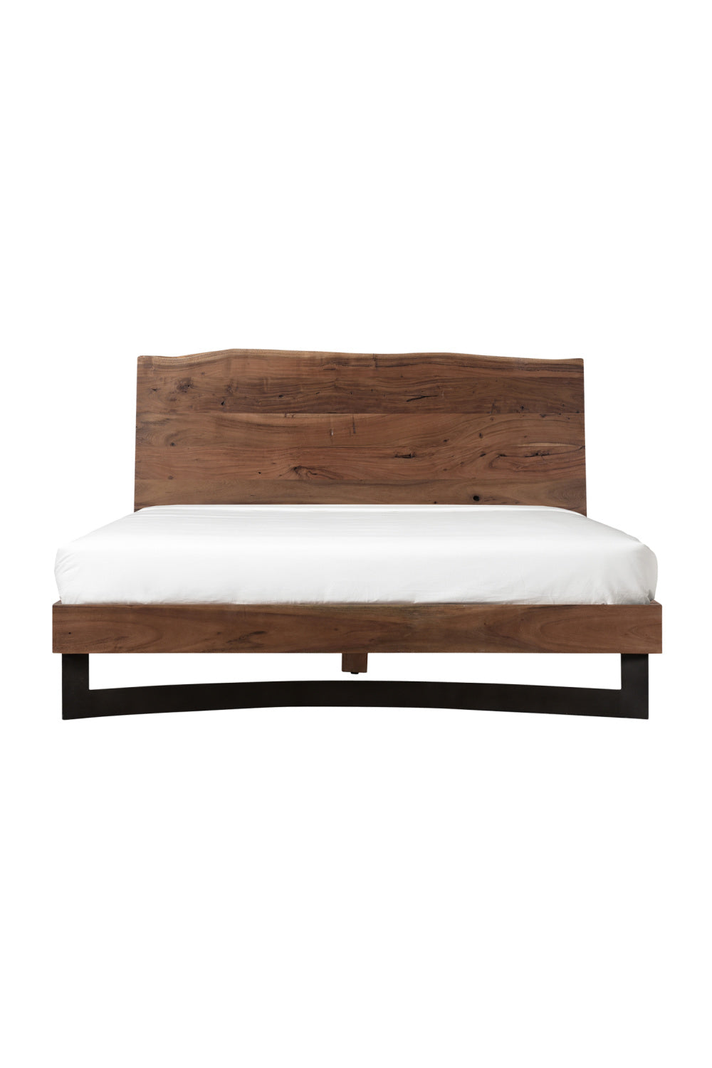 Modern European furniture - Rustic Natural Acacia Bed - www.oroa.com