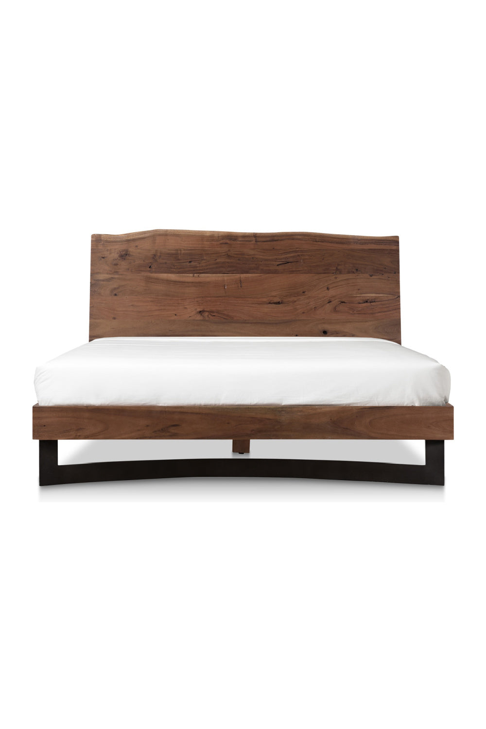 Modern European furniture - Rustic Natural Acacia Bed - www.oroa.com
