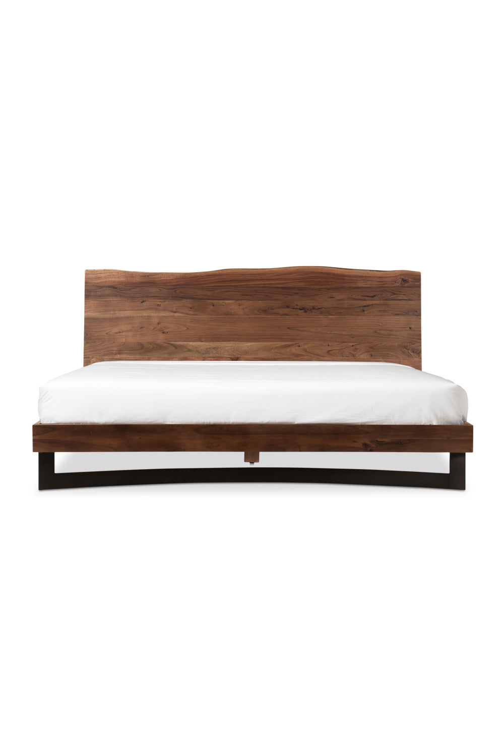 Modern European furniture - Rustic Natural Acacia Bed - www.oroa.com