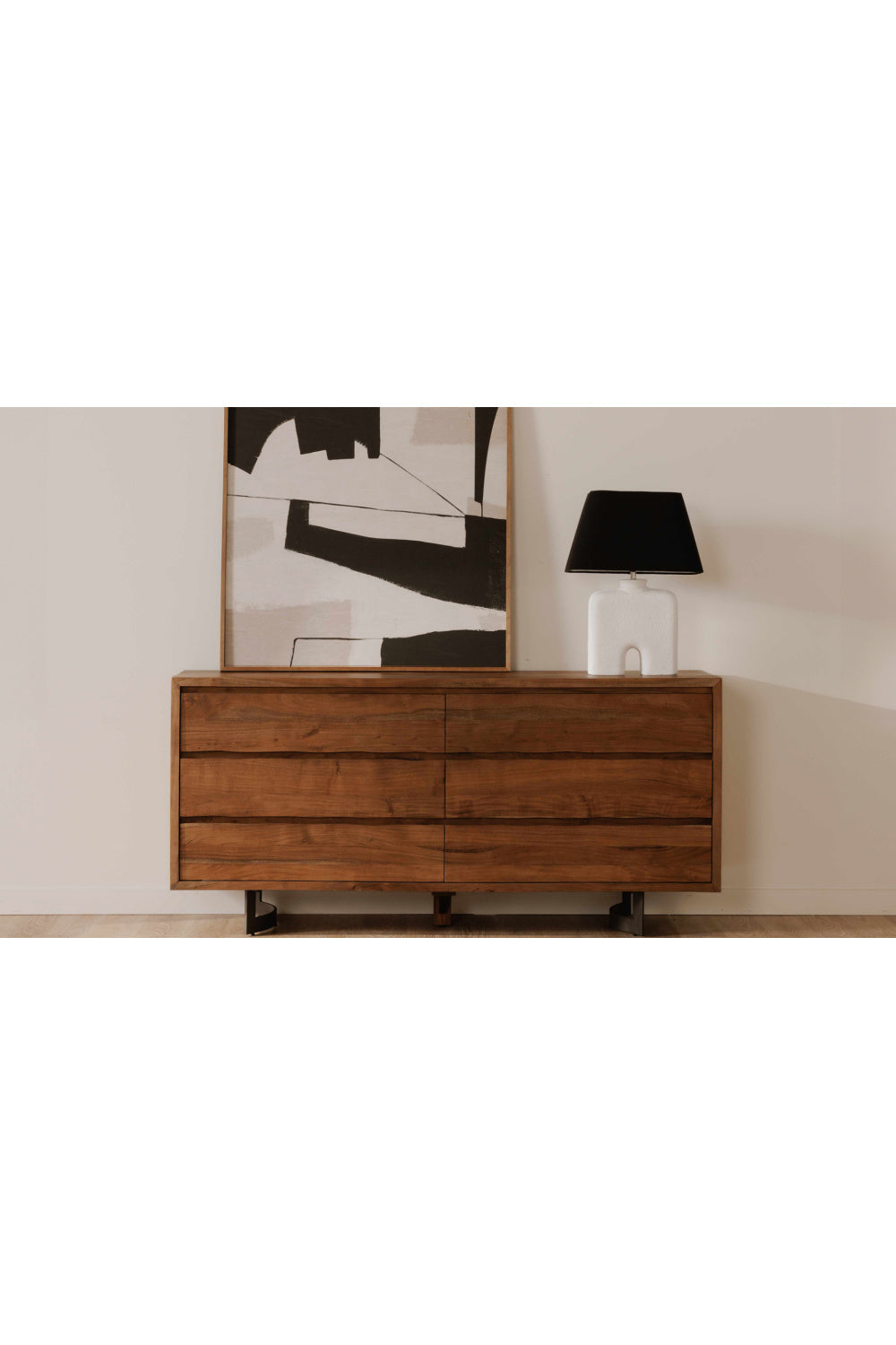 Modern European furniture - Solid Oak 6-Drawer Dresser - www.oroa.com