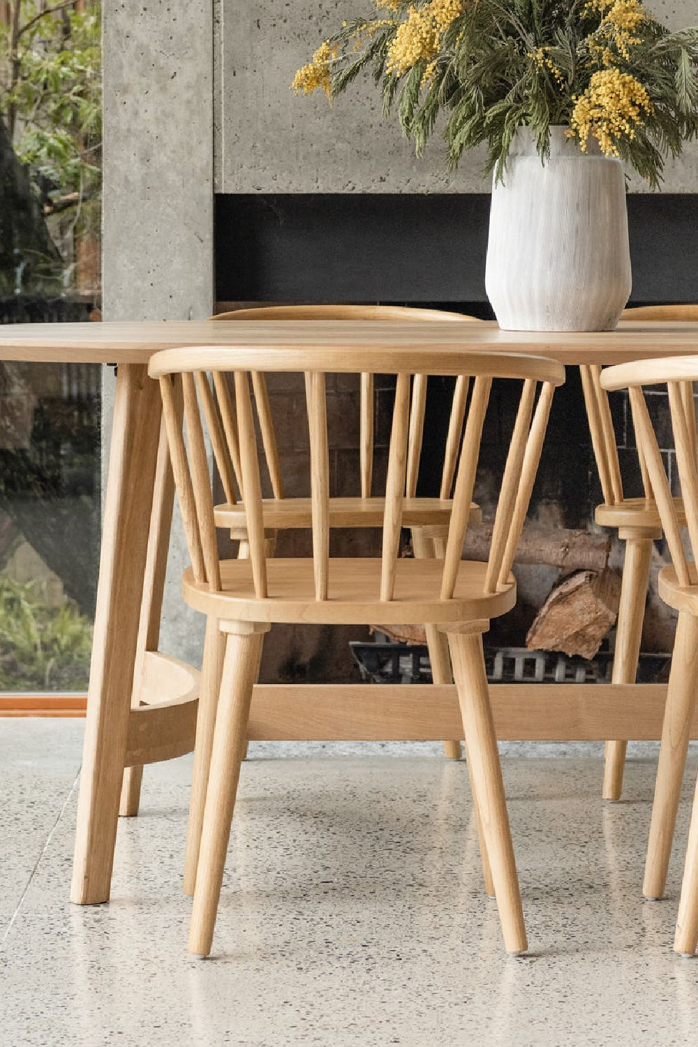 Modern European furniture - Oak Scandinavian Dining Table S - www.oroa.com
