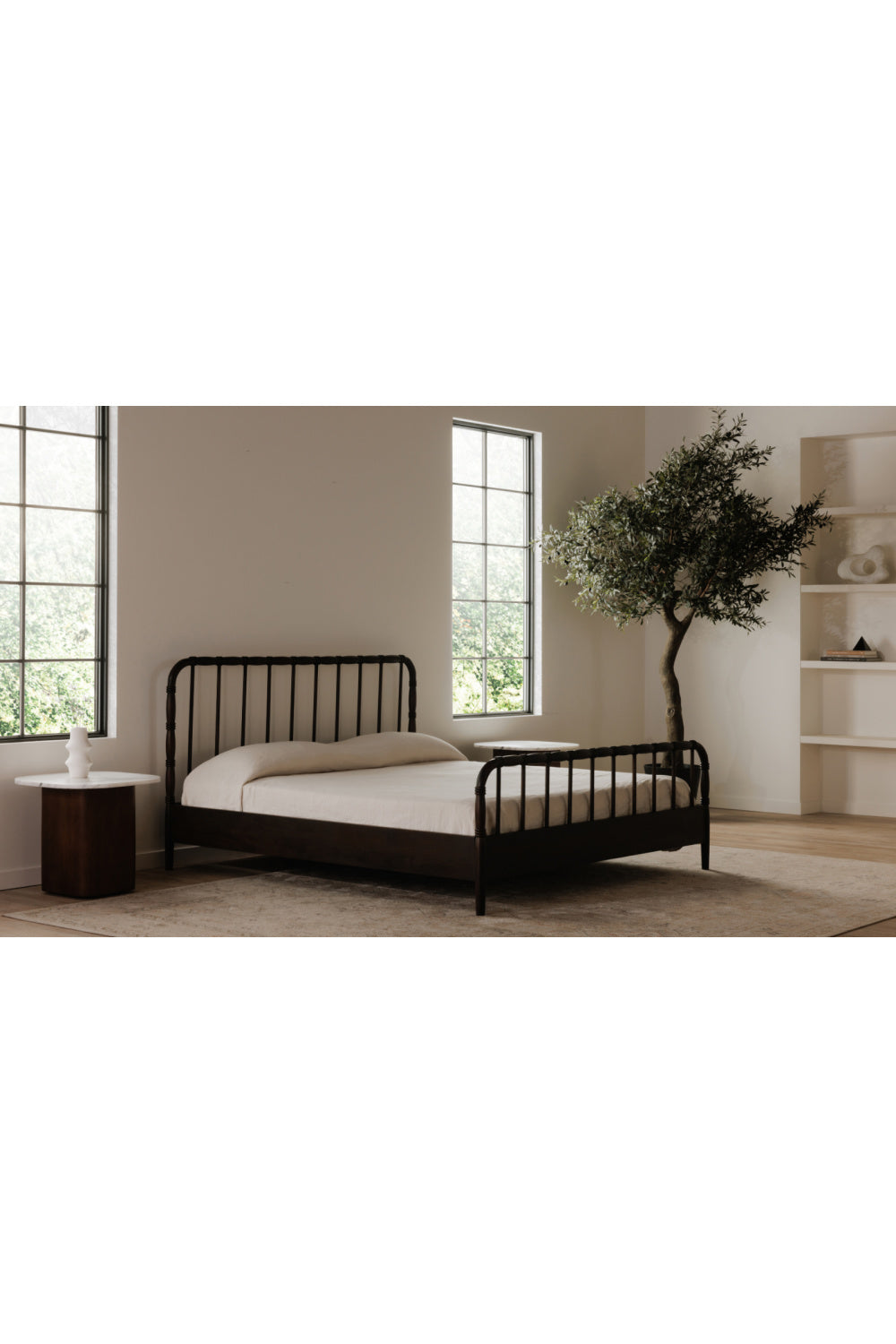 Modern European furniture - Acacia Wood Bed - www.oroa.com | Oroa.com