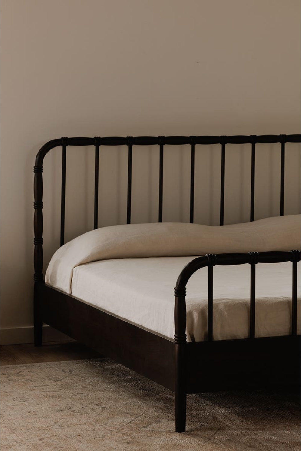 Modern European furniture - Acacia Wood Bed - www.oroa.com