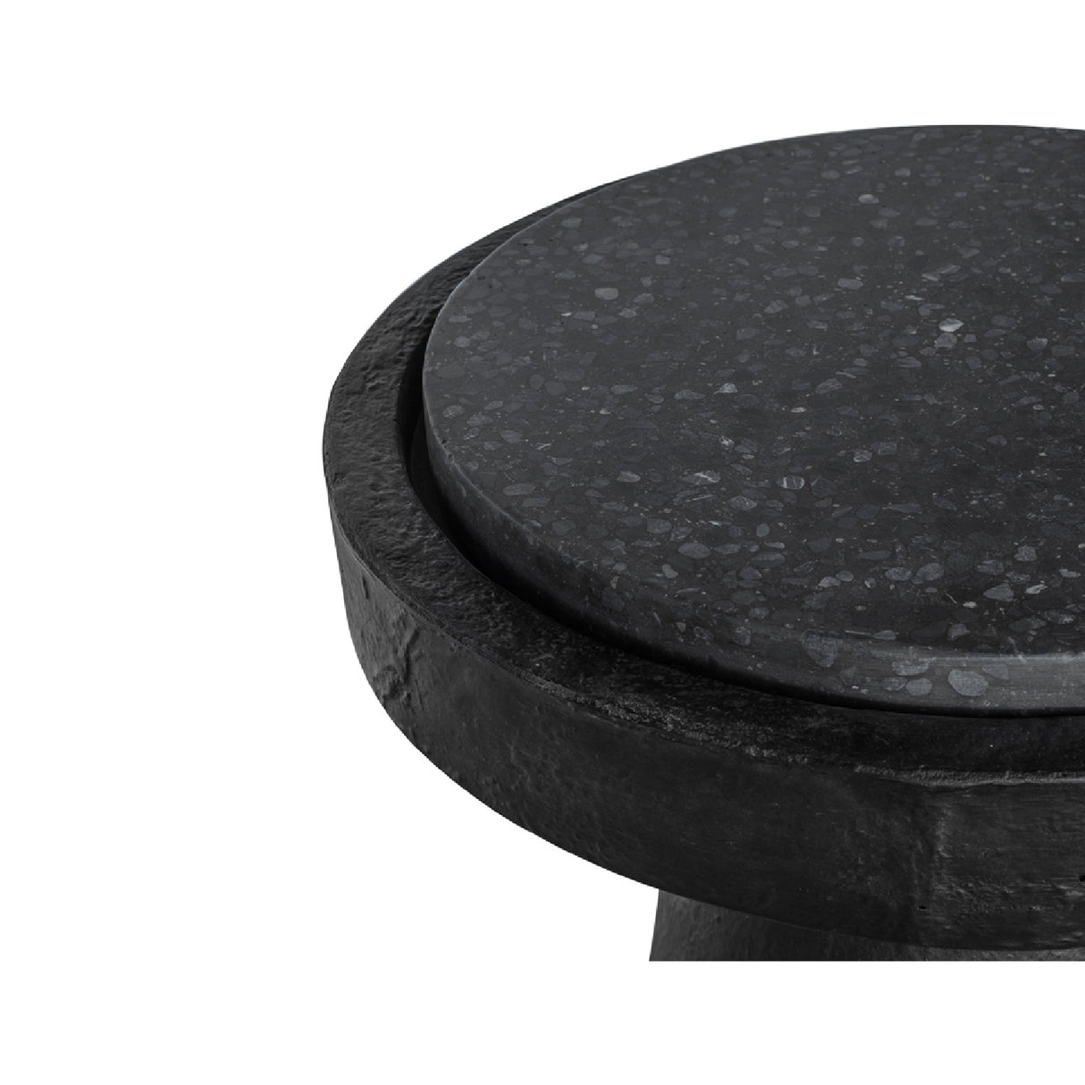 Modern European furniture - Indoor/Outdoor Terrazzo Accent Table - www.oroa.com