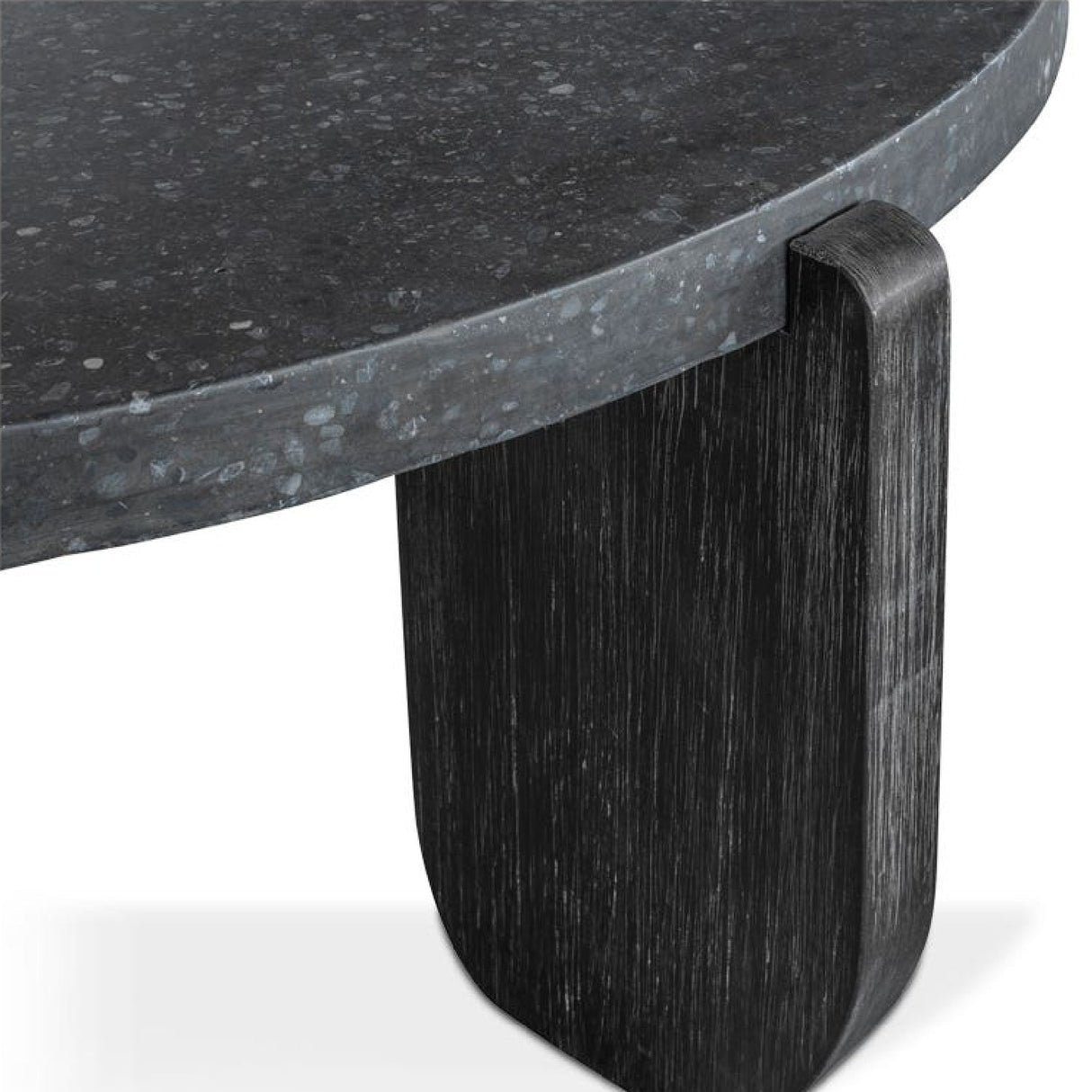 Modern European furniture - Acacia Legged Round Coffee Table - www.oroa.com