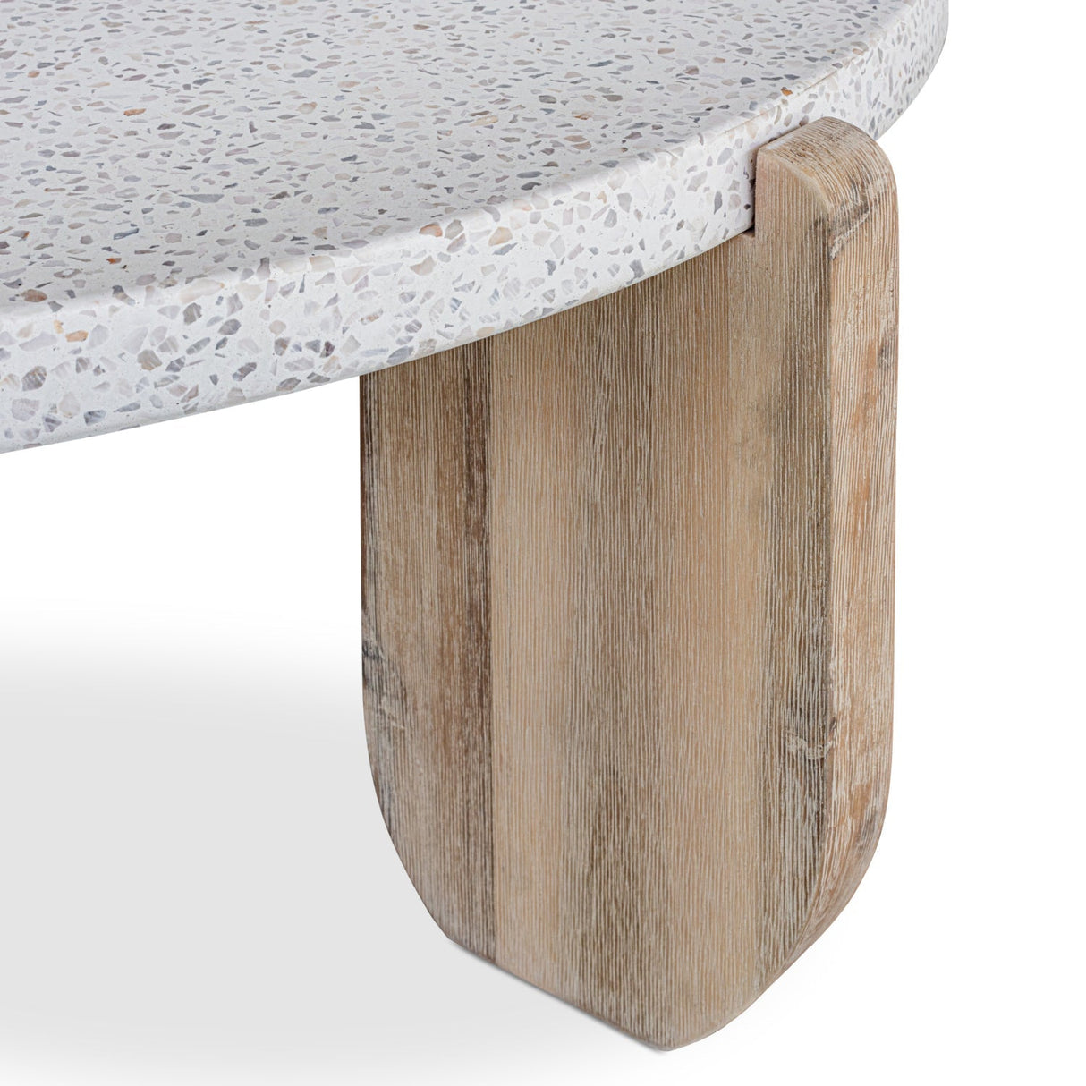 Modern European furniture - Acacia Legged Round Coffee Table - www.oroa.com