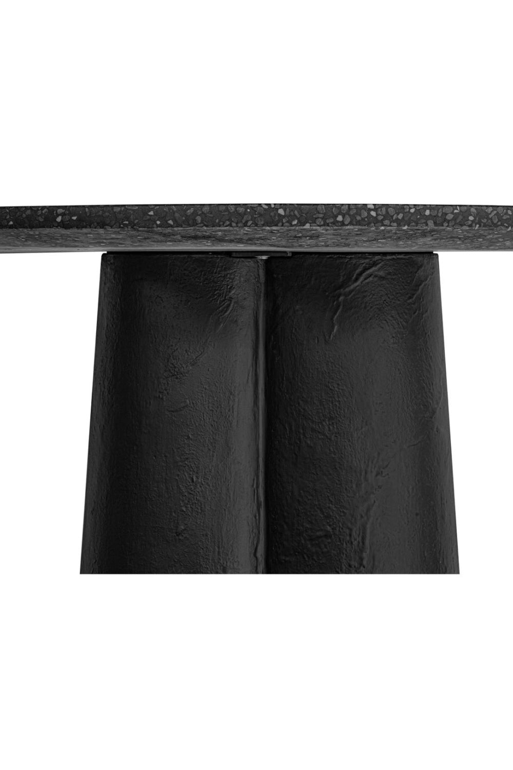 Black Terrazzo Indoor/Outdoor Dining Table | Novi Living Mono