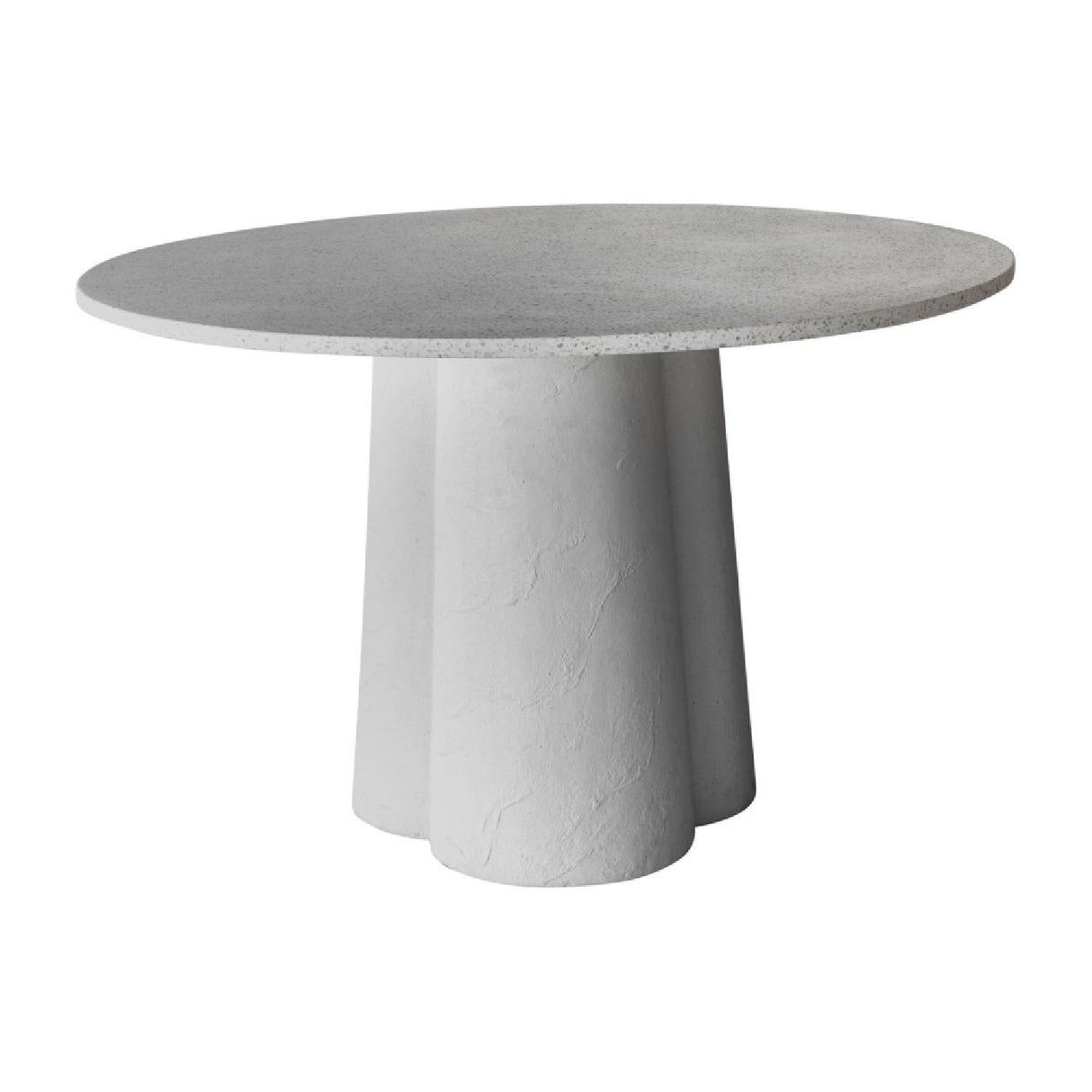 Modern European furniture - White Terrazzo Indoor/Outdoor Dining Table - www.oroa.com