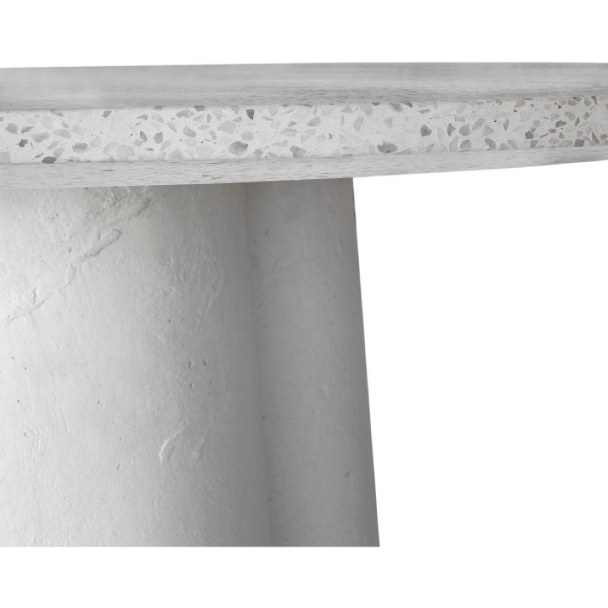 Modern European furniture - White Terrazzo Indoor/Outdoor Dining Table - www.oroa.com