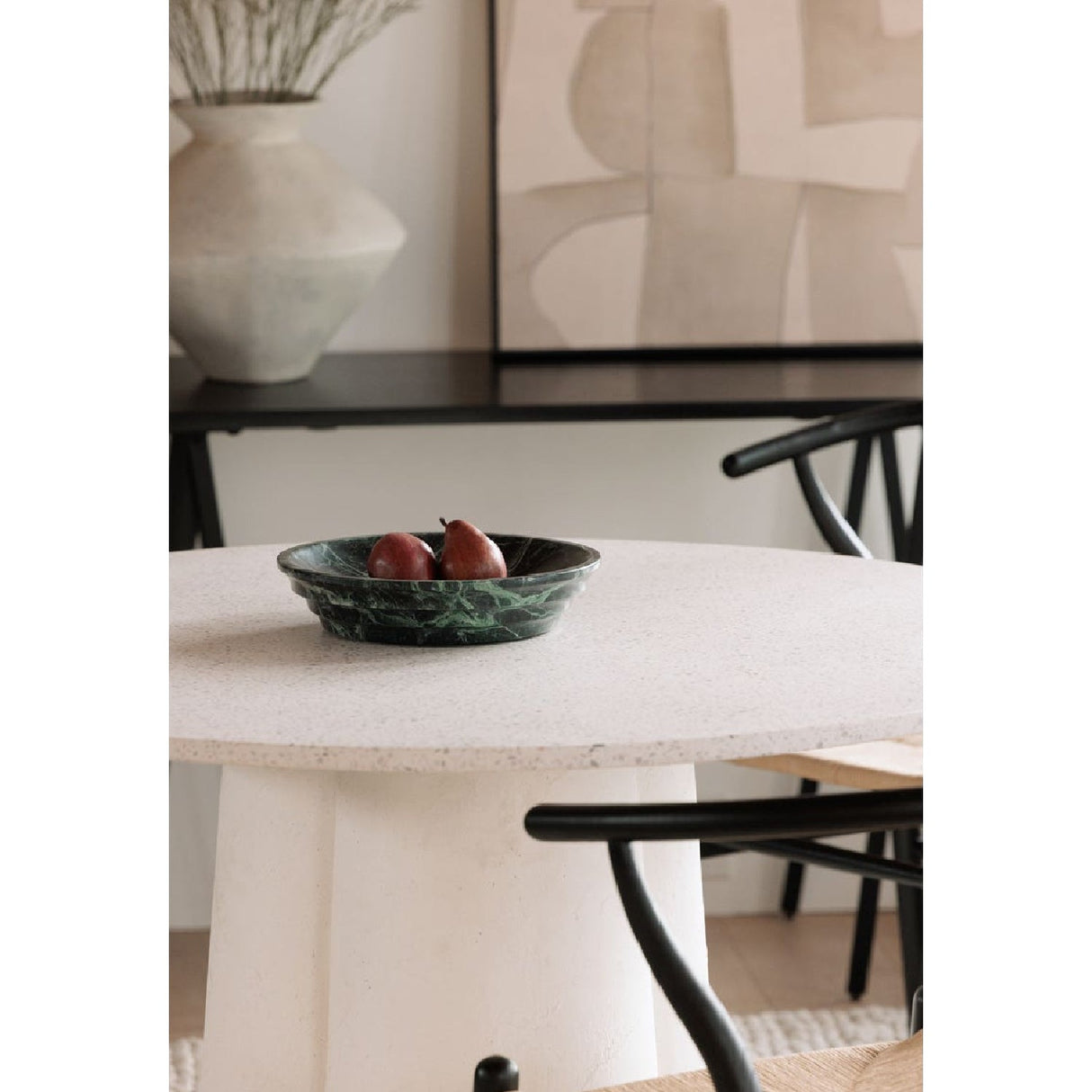 Modern European furniture - White Terrazzo Indoor/Outdoor Dining Table - www.oroa.com