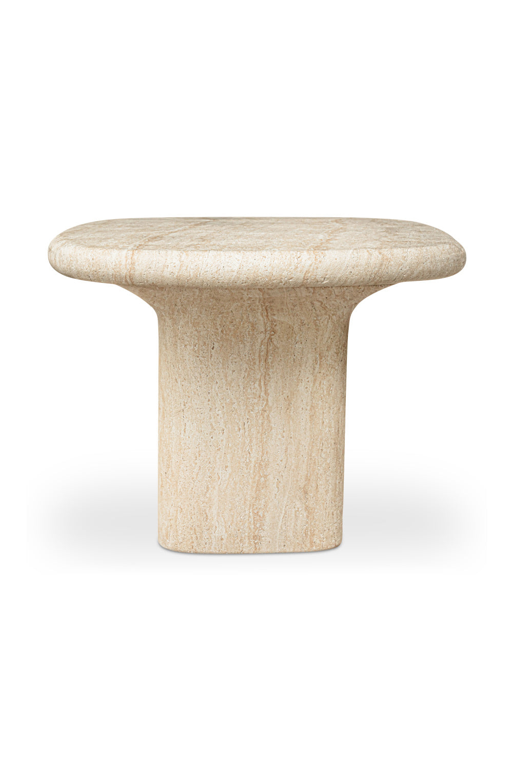 Modern European furniture - Beige Concrete Outdoor Dining Table - www.oroa.com | Oroa.com