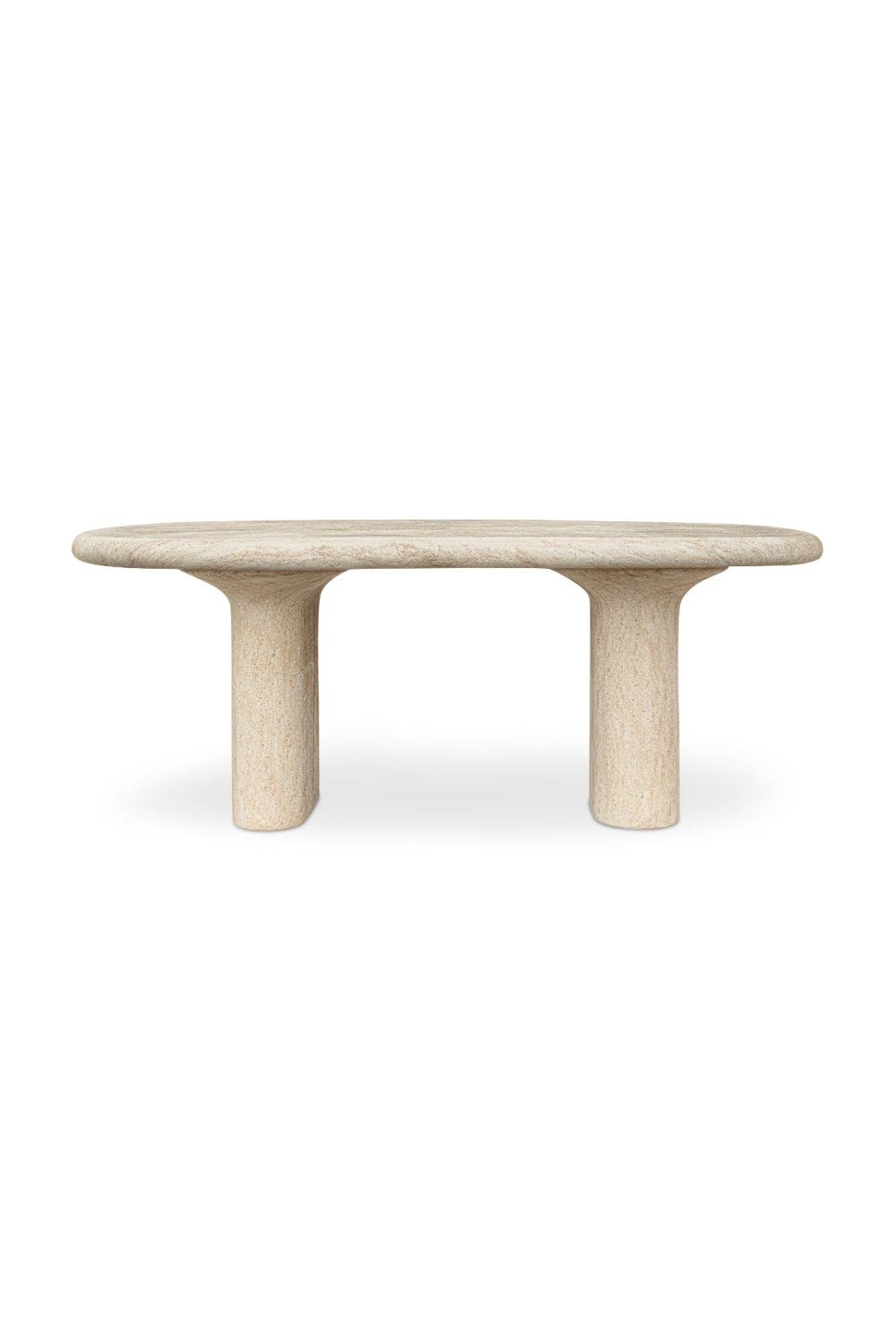 Modern European furniture - Beige Concrete Outdoor Dining Table - www.oroa.com | Oroa.com