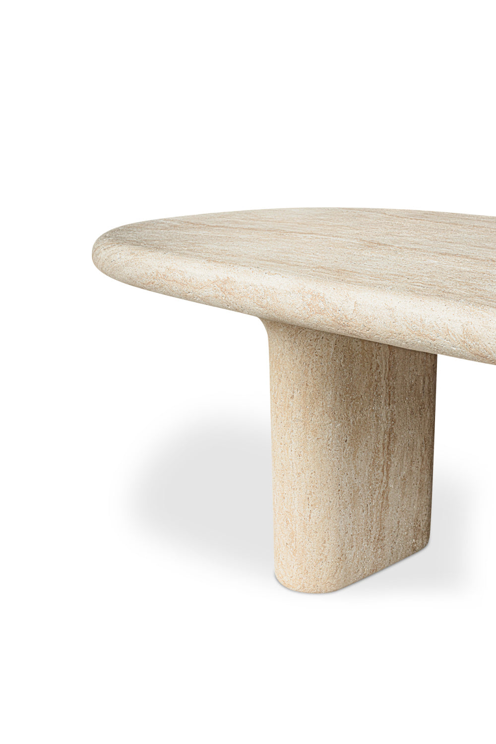 Modern European furniture - Beige Concrete Outdoor Dining Table - www.oroa.com | Oroa.com