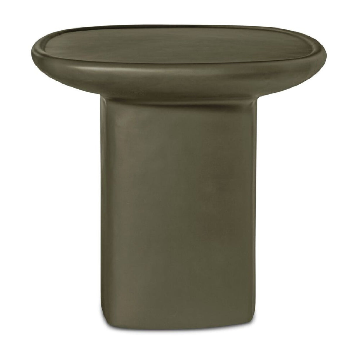 Modern European furniture - Square Concrete Outdoor Side Table - www.oroa.com