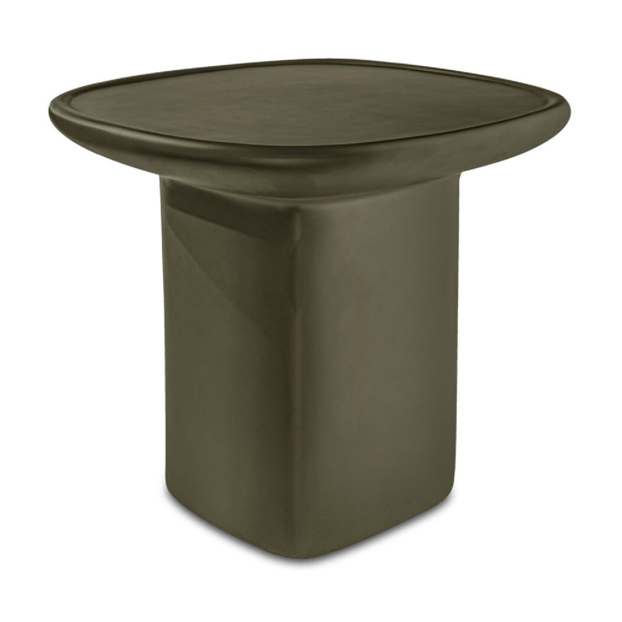 Modern European furniture - Square Concrete Outdoor Side Table - www.oroa.com | Oroa.com