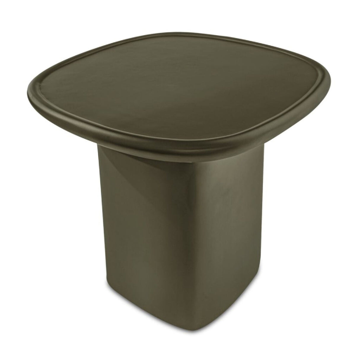 Modern European furniture - Square Concrete Outdoor Side Table - www.oroa.com