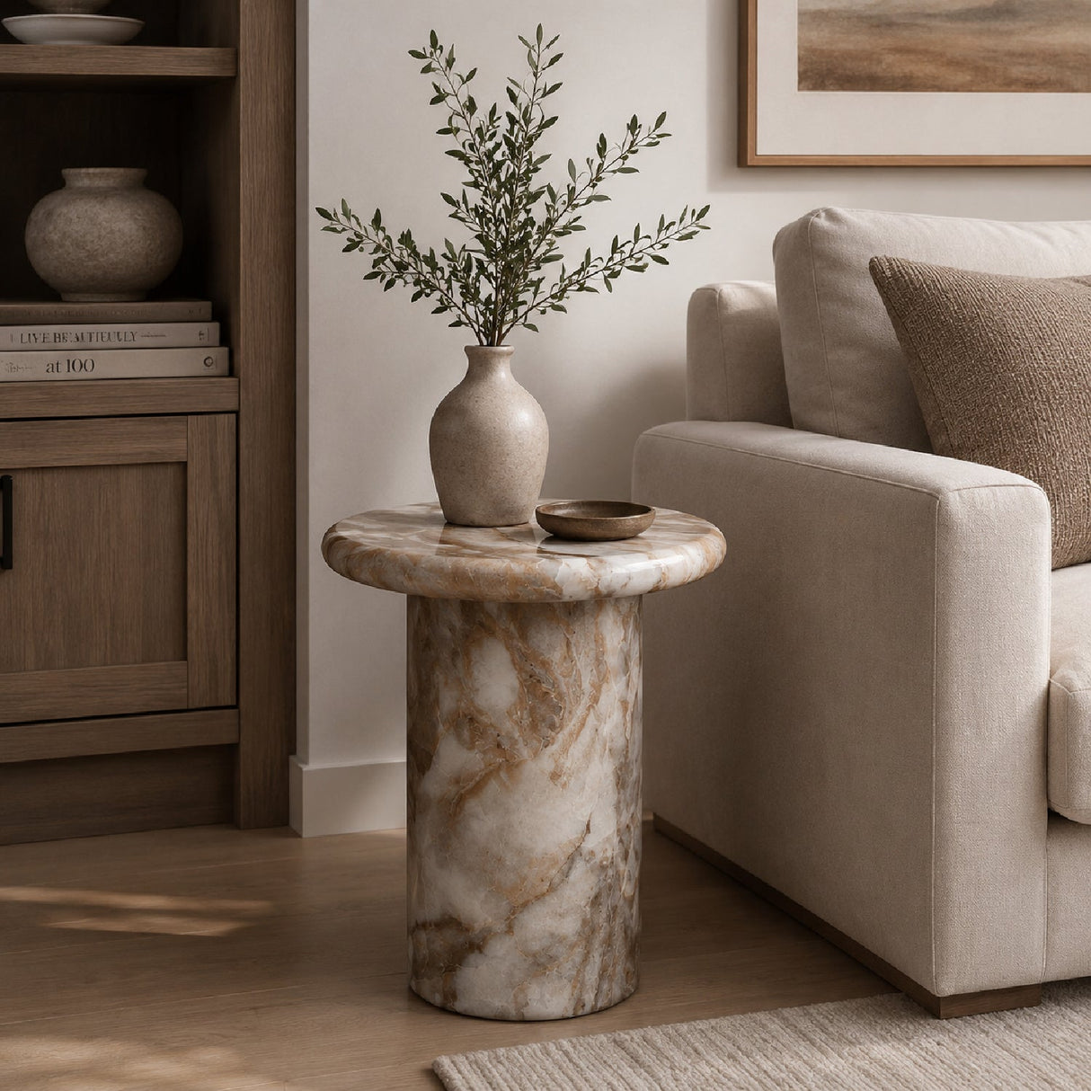 Modern European furniture - Sculptural Indoor/Outdoor Side Table - www.oroa.com