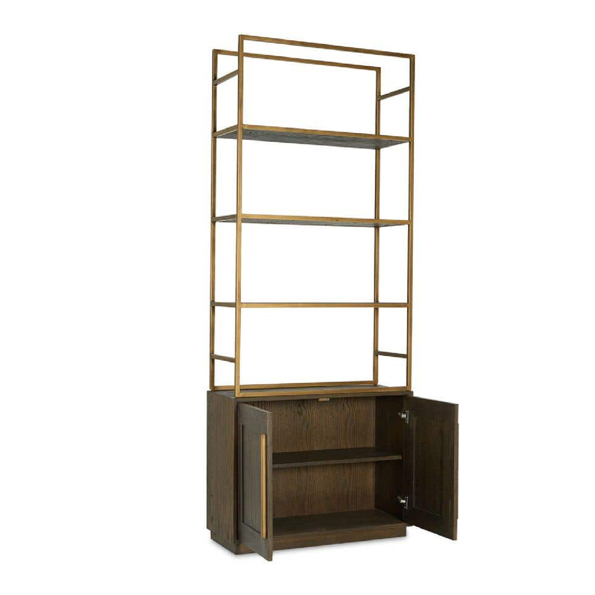 Modern European furniture - Solid Oak 2-Door Bookshelf - www.oroa.com