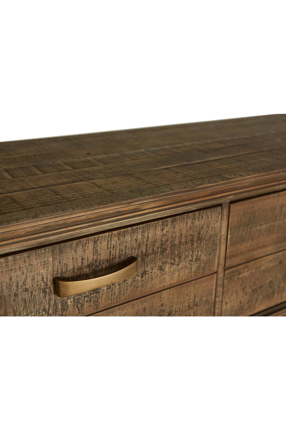 Modern European furniture - Fir Wood 4-Drawer Console Table - www.oroa.com