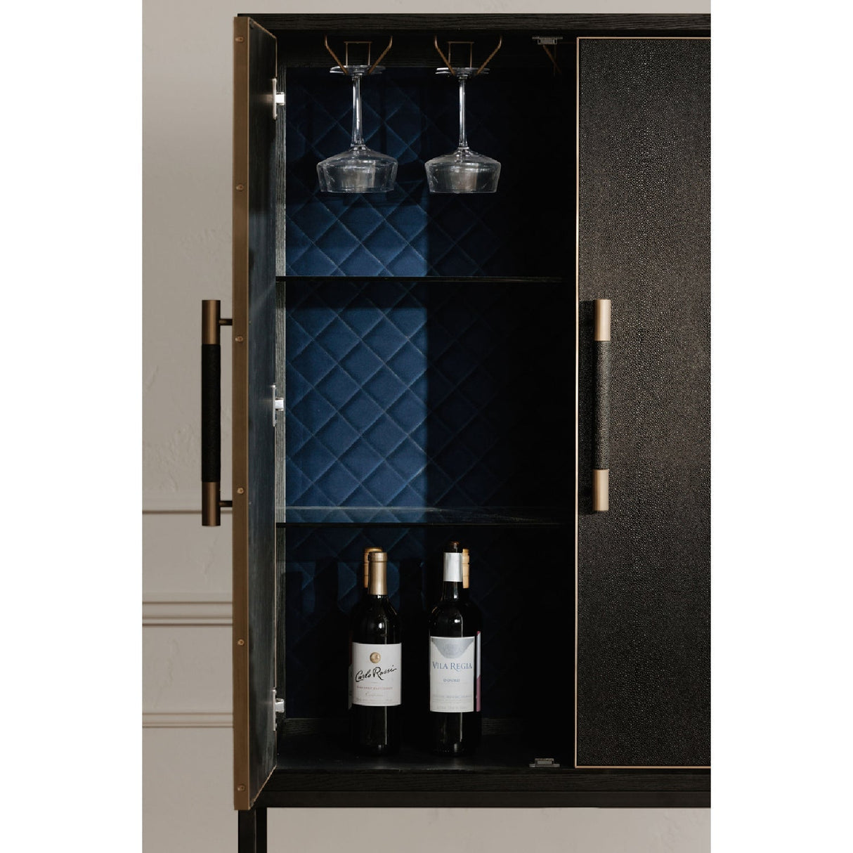 Modern European furniture - Solid Oak Bar Cabinet - www.oroa.com