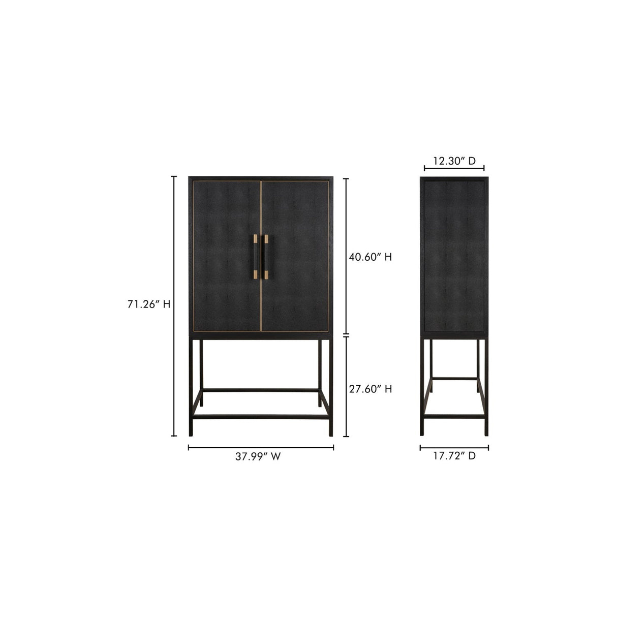 Modern European furniture - Solid Oak Bar Cabinet - www.oroa.com