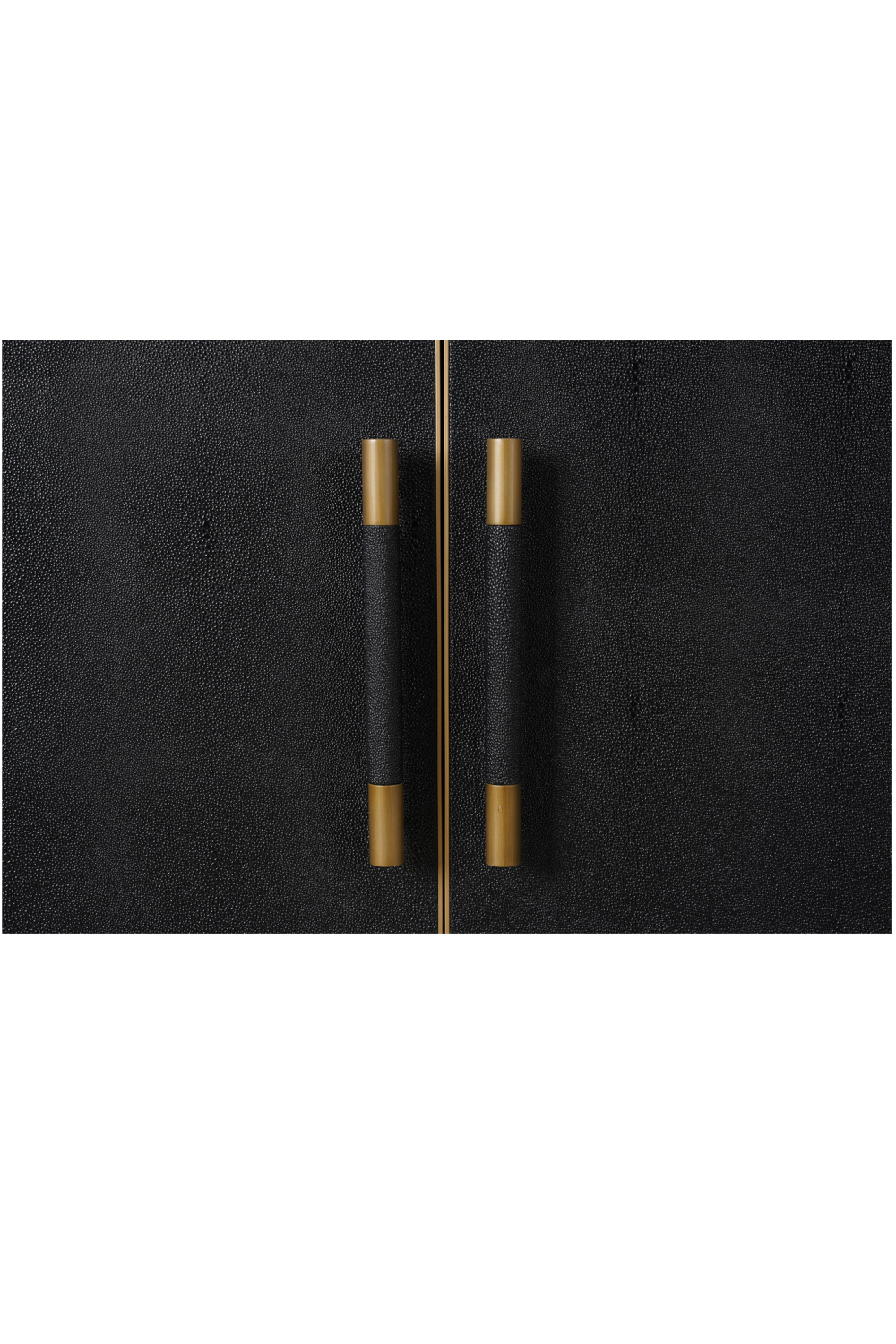 Modern European furniture - Vegan Leather 4-Door Sideboard - www.oroa.com