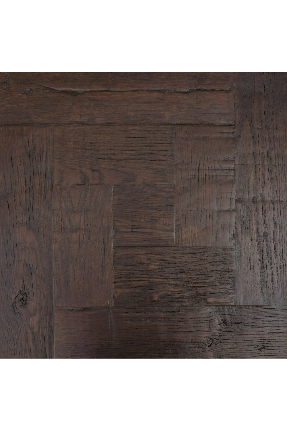 Rustic Oak Square Side Table | Novi Living Evander | Oroa.com