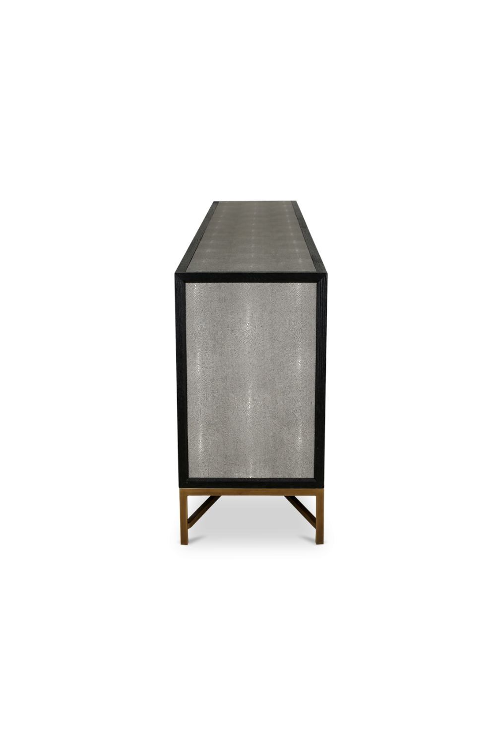 Modern European furniture - Vegan Leather 4-Door Sideboard - www.oroa.com