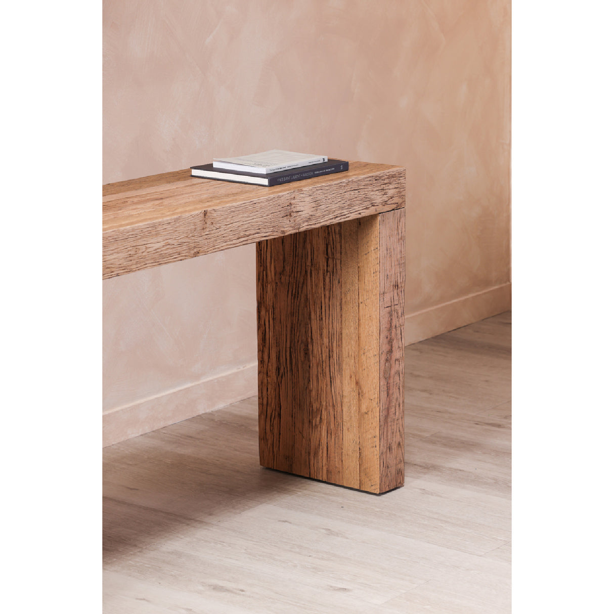 Modern European furniture - Rustic Oak Console Table - www.oroa.com