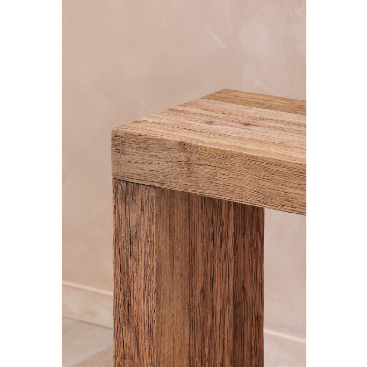 Modern European furniture - Rustic Oak Console Table - www.oroa.com