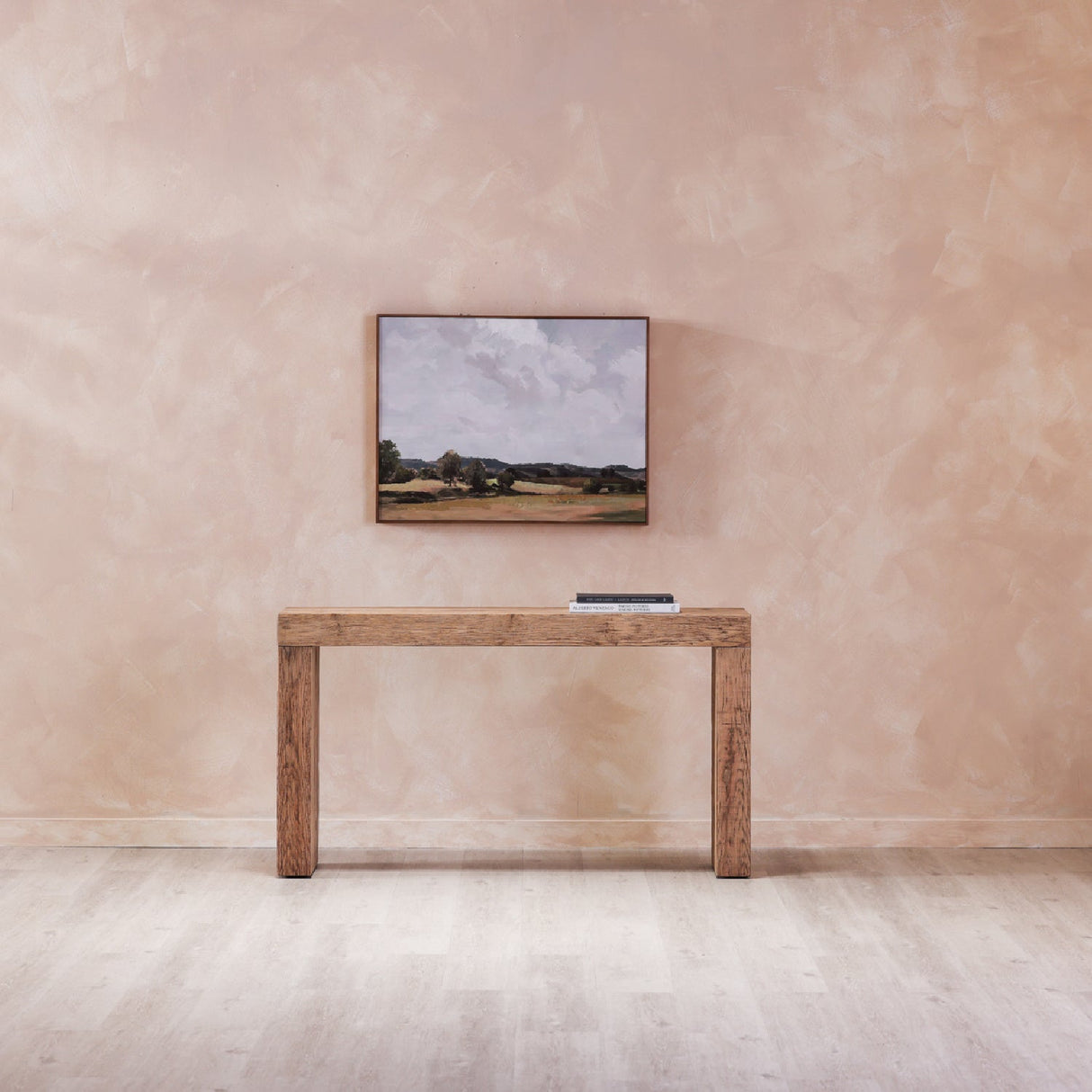 Modern European furniture - Rustic Oak Console Table - www.oroa.com