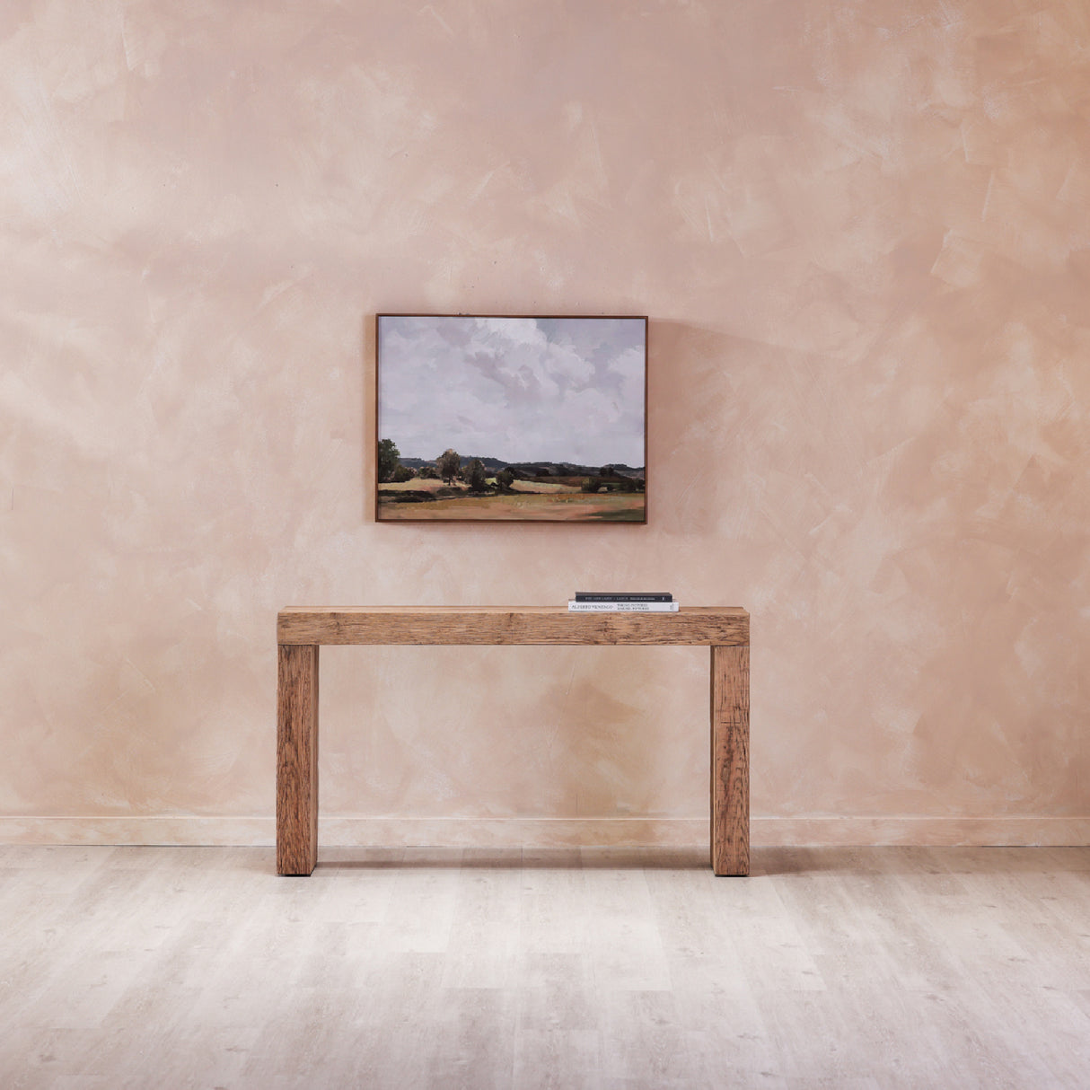 Modern European furniture - Rustic Oak Console Table - www.oroa.com