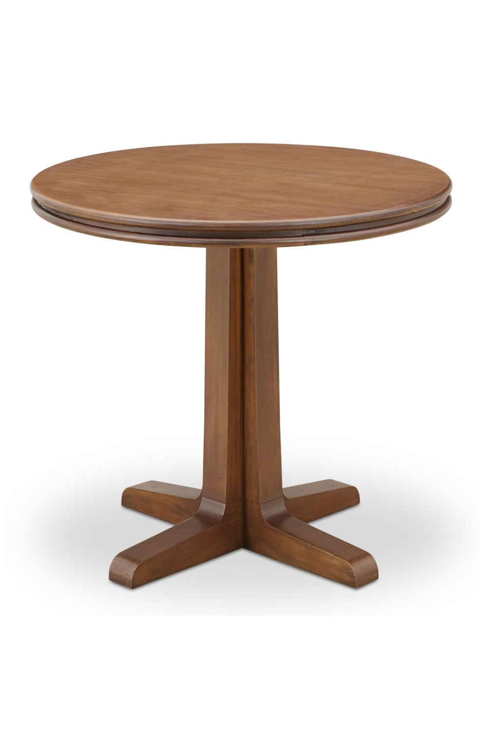 Modern European furniture - Brown Pine Pedestal Coffee Table - www.oroa.com